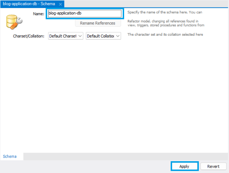 MySQL database