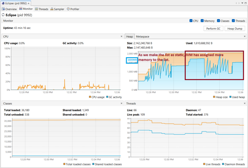 Java Memory Leak